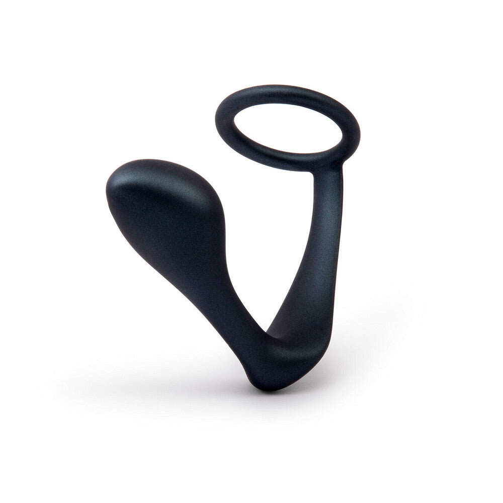 B-Vibe Black Ringer Cock Ring and Butt Plug