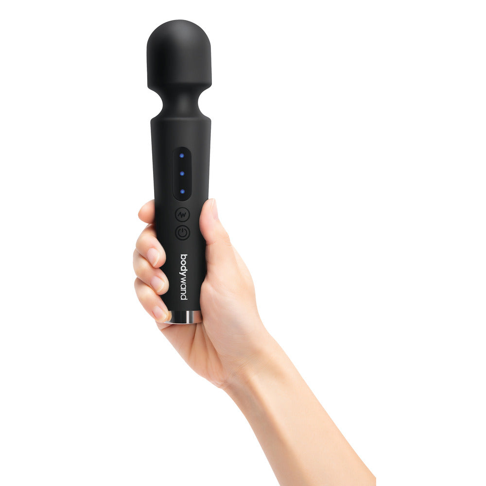 Bodywand Black Silicone Power Wand Massager 8 Inch
