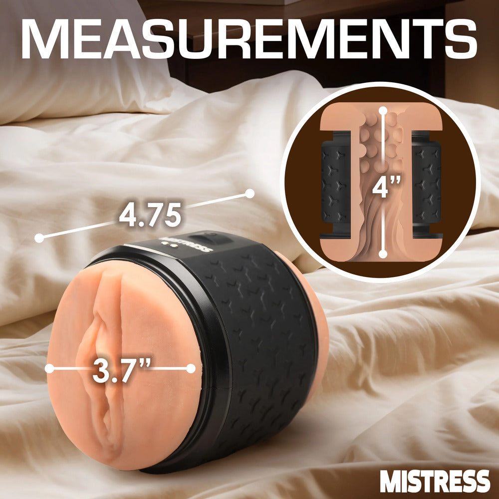 Curve Toys Pink Mistress Double-Ended Vibrating Stroker