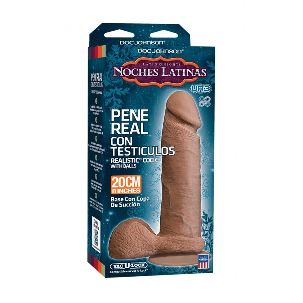 Doc Johnson Caramel 8 Inch Dual Density UR3 Dildo