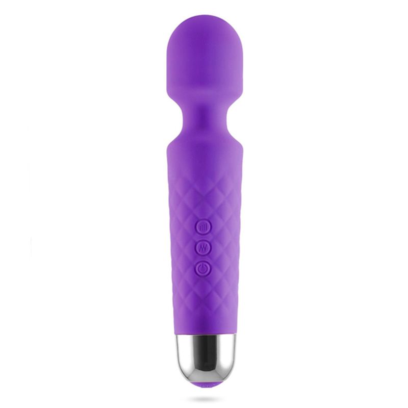Love Magic Purple Mini Massage Wand with Flexible Neck
