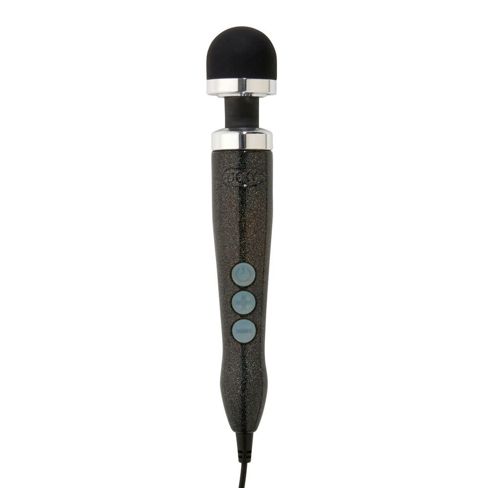 Doxy Disco Black Wand Massager Number 3 with Silicone Head