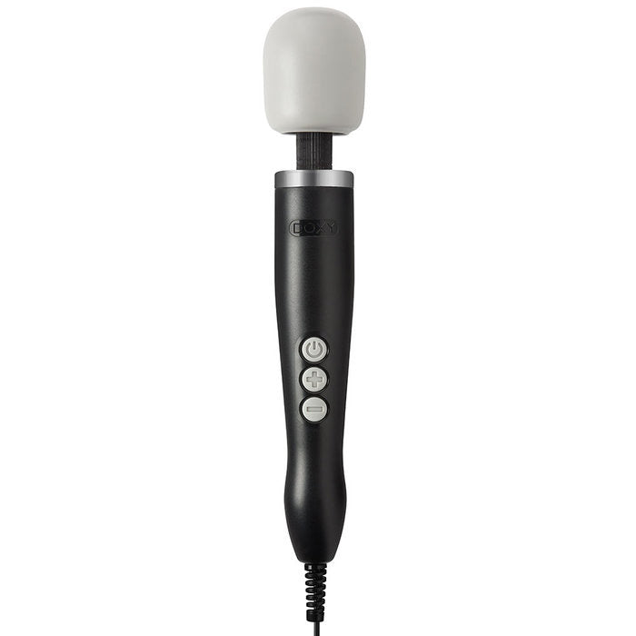 Doxy Black Powerful Wand Massager with Remote Control