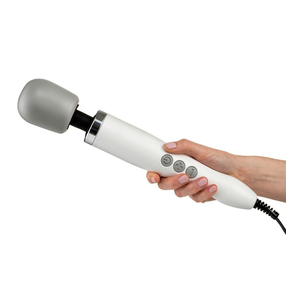 Doxy White Powerful Wand Massager with Adjustable Speed