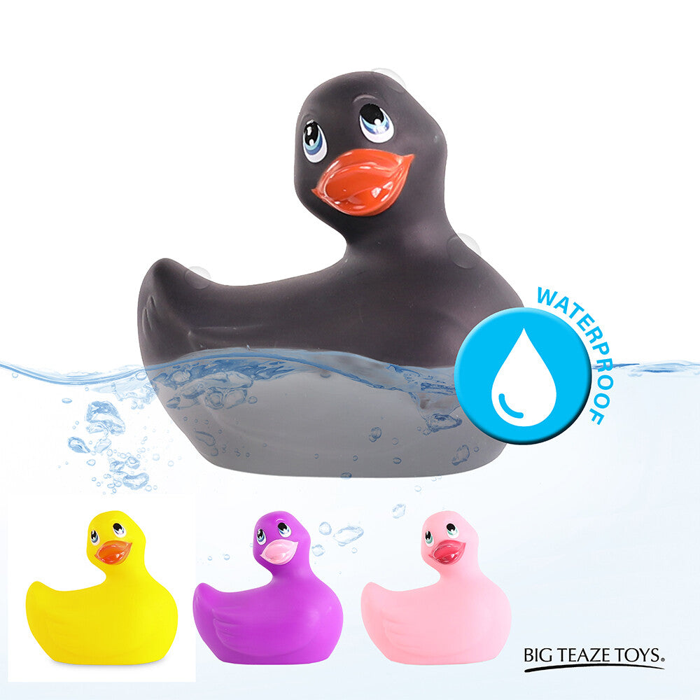 I Rub My Duckie Black 2.0 Classic Waterproof Massager