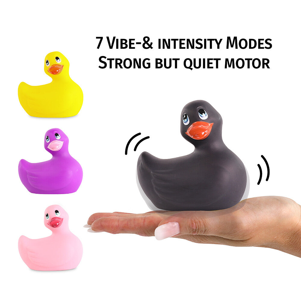 I Rub My Duckie Black 2.0 Classic Waterproof Massager
