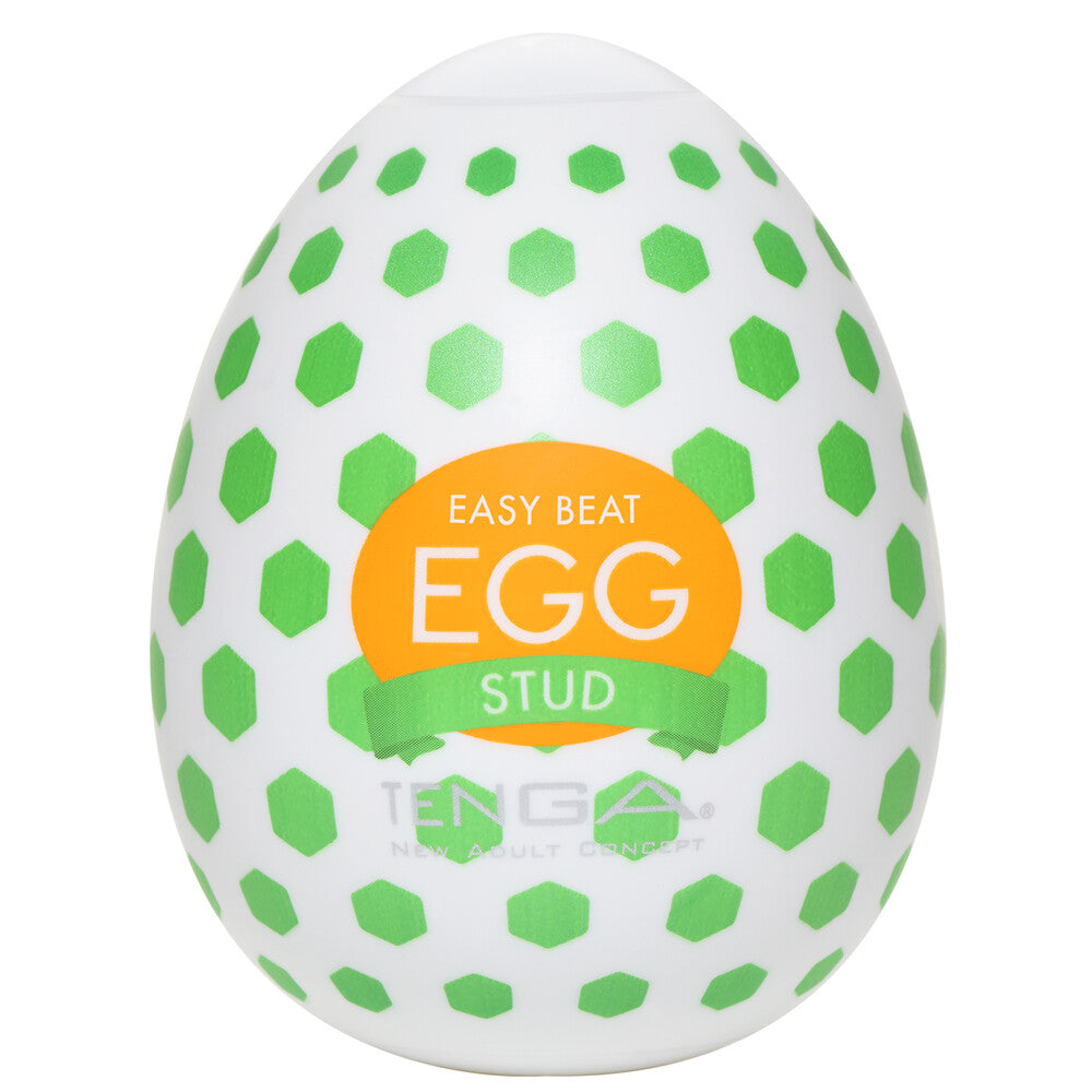 Tenga White Stud Egg Flexible Masturbator