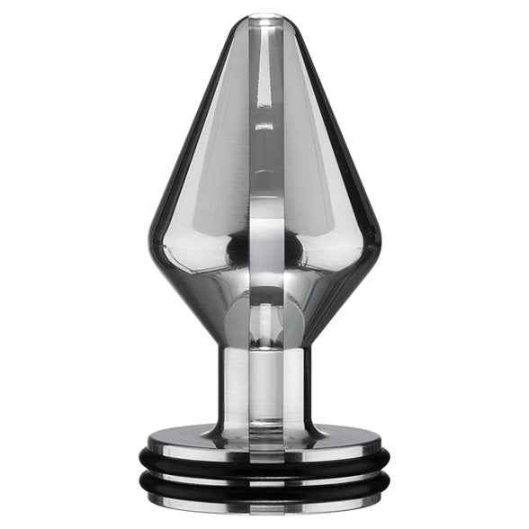 ElectraStim Silver Medium Electro Butt Plug 2.75 Inch Insertable