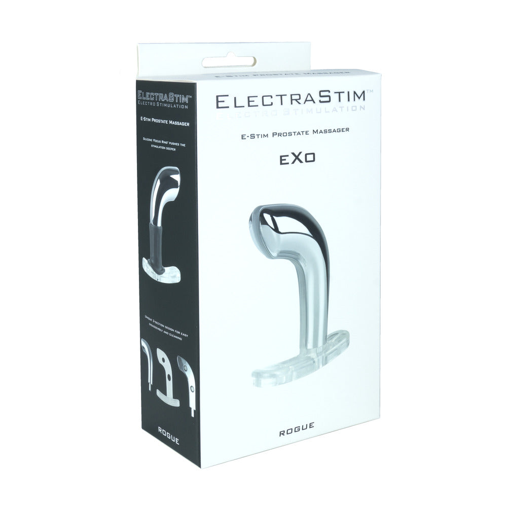 ElectraStim Chrome Prostate Massager with Focus Sleeve