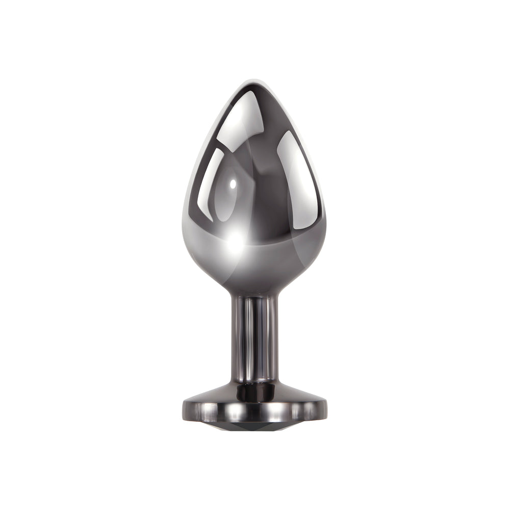 Evolved Gunmetal Black Gem Anal Plug Set