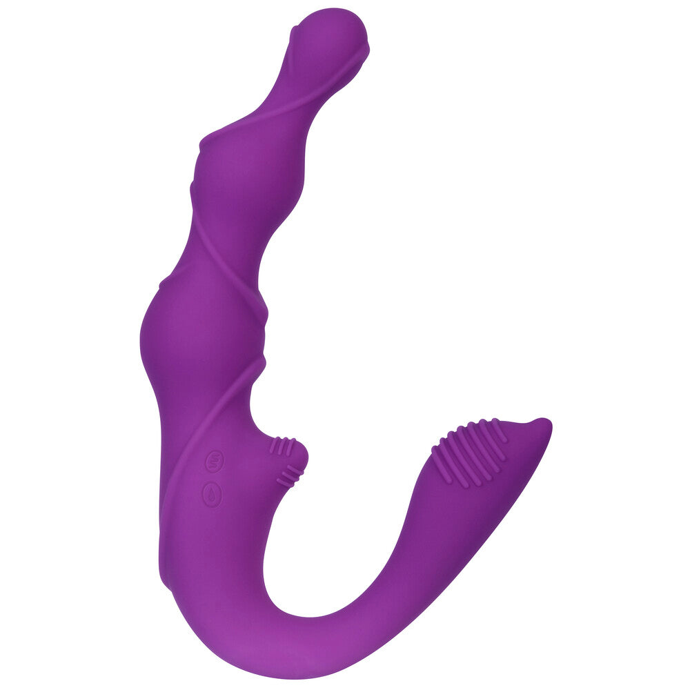 Evolved Come Together Purple Strapless Couples Vibrator