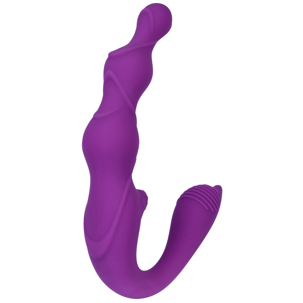 Evolved Come Together Purple Strapless Couples Vibrator