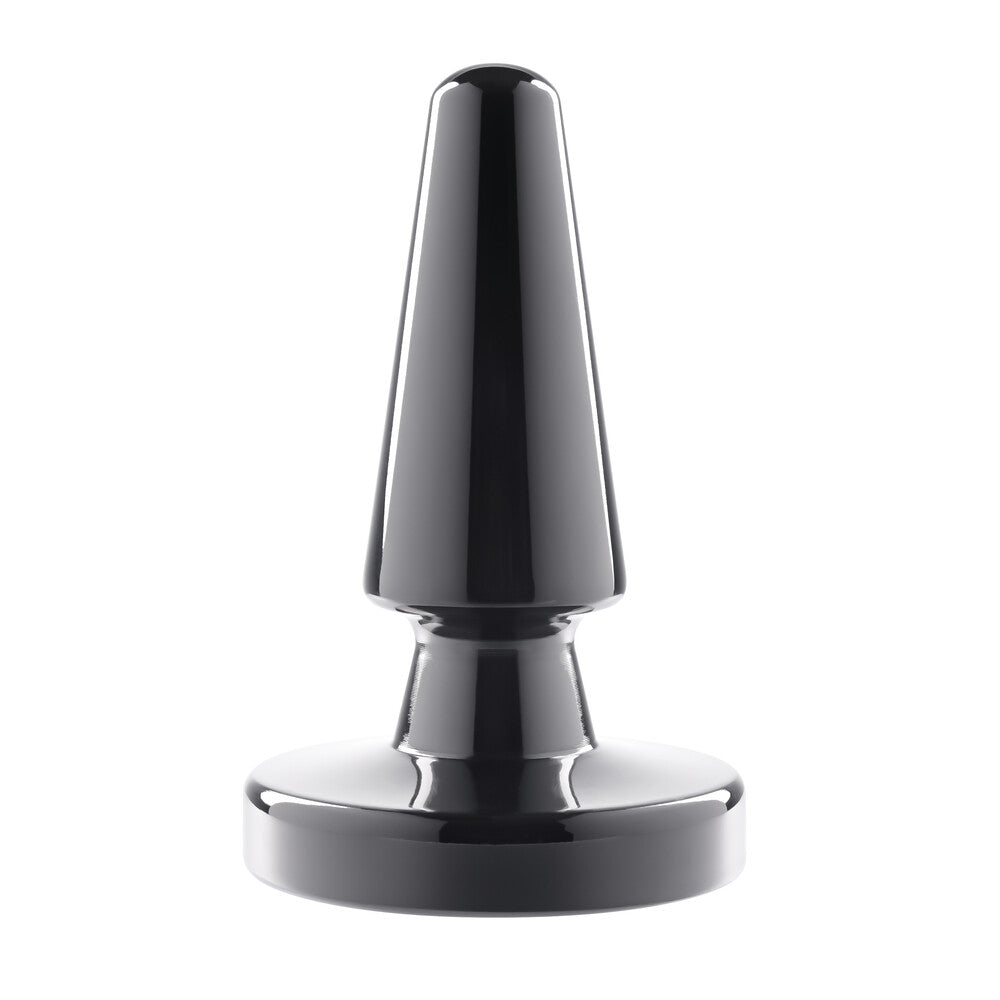Evolved Black Chrome 7-Speed Vibrating Metal Plug