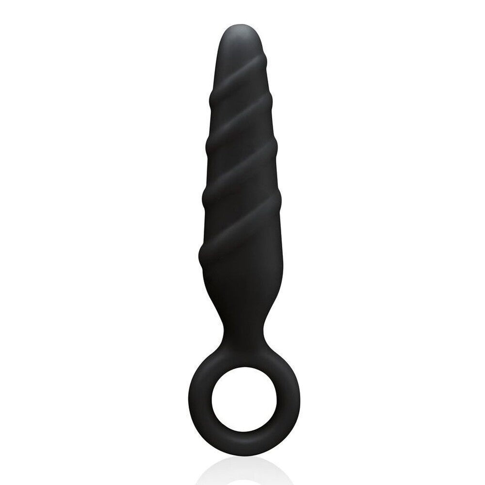 Dark Stallions Black 4 Inch Silicone Butt Plug
