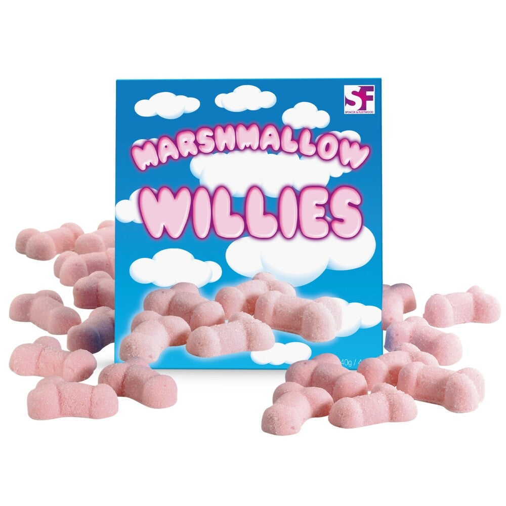 Spencer and Fleetwood Pink Marshmallow Willies Fun Treat