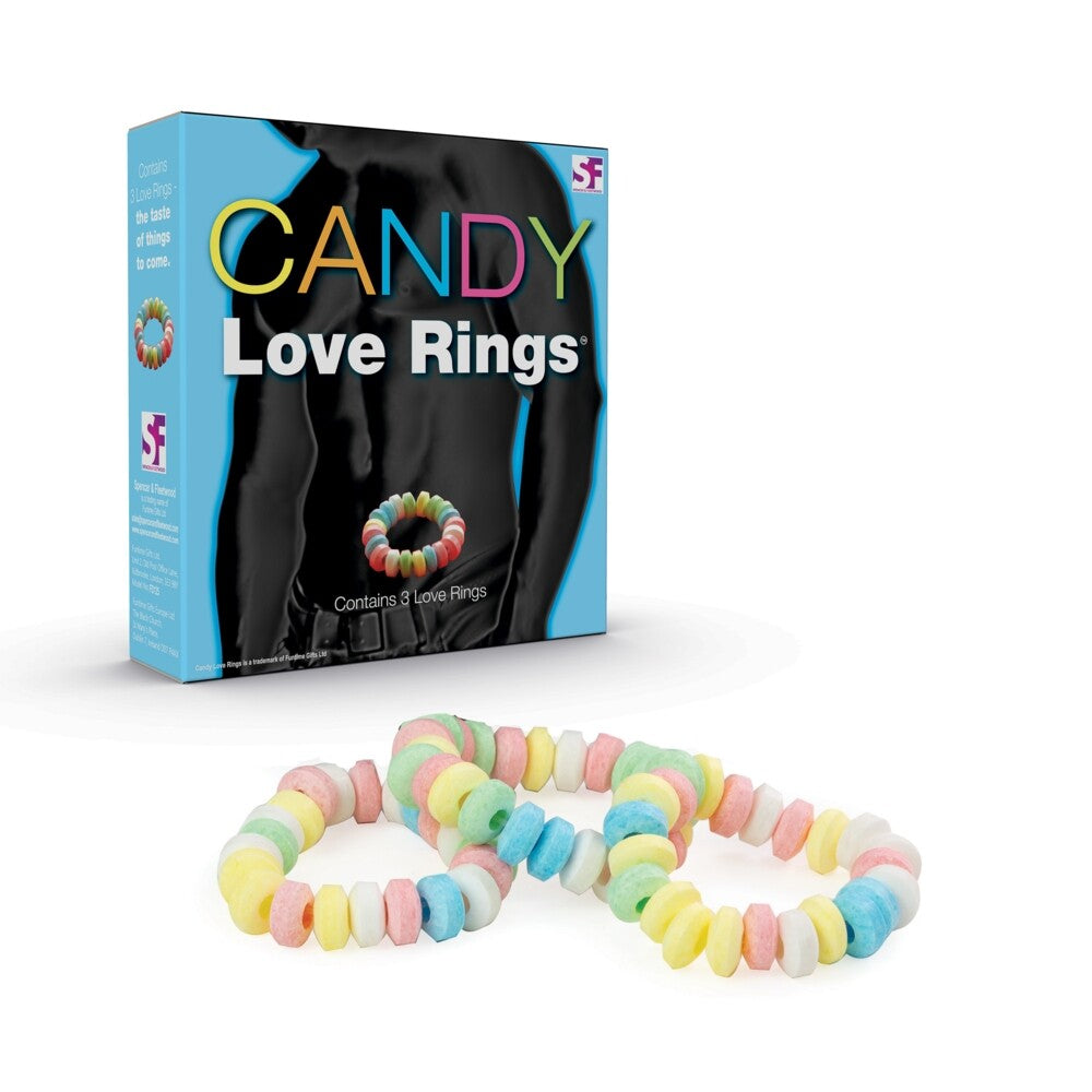 Sweet Sensations Multicolor Candy Love Rings Set for Him