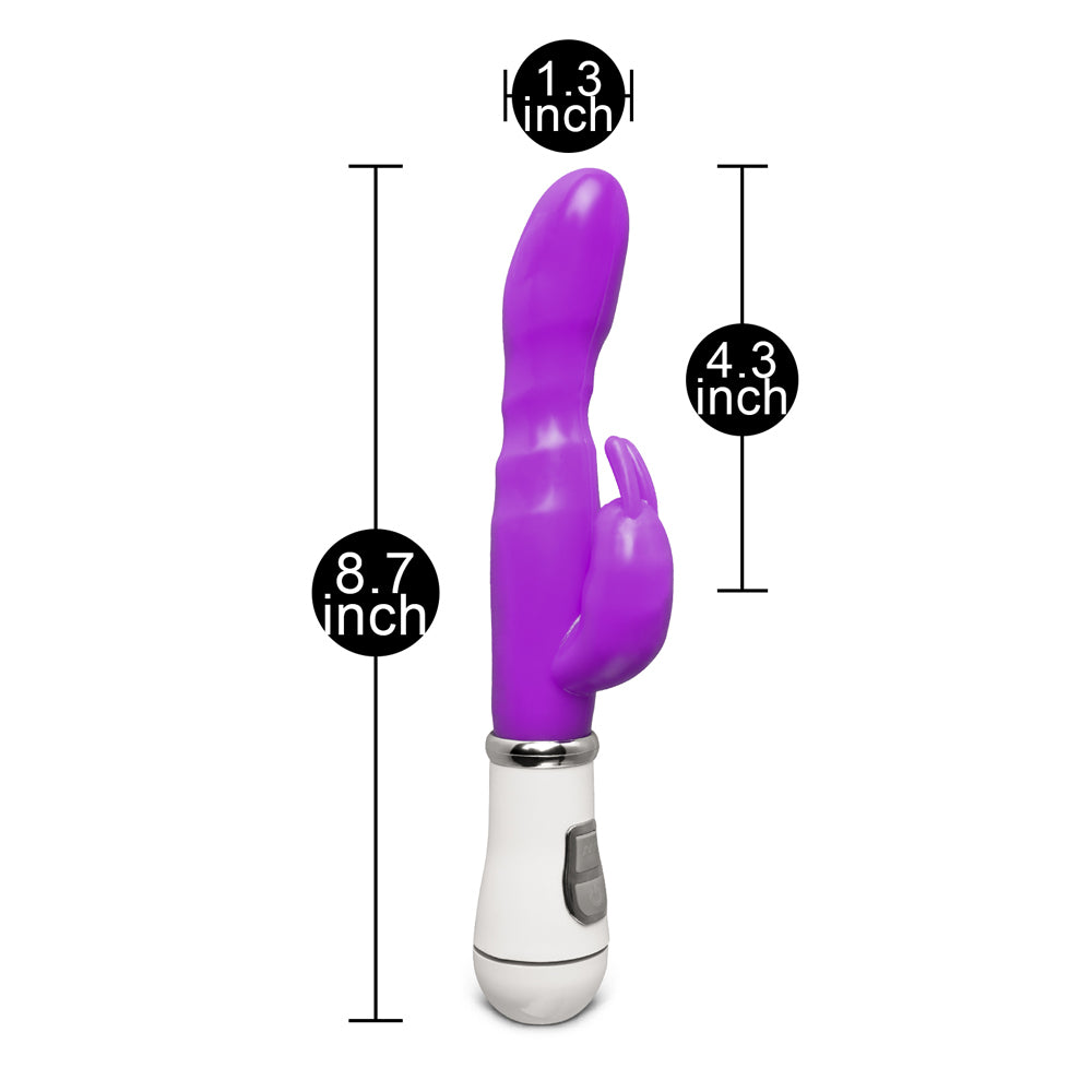 Vibrant Vibes Purple Slim G-Spot Rabbit Vibrator
