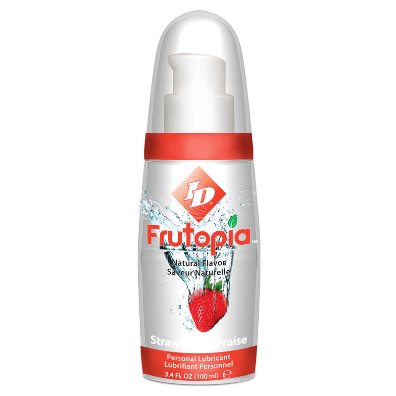 ID Frutopia Strawberry Flavor Personal Lubricant 100ml Vegan