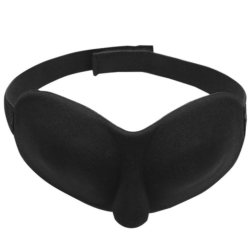 Frisky Black Out Blindfold with Adjustable Fit and Padded Comfort