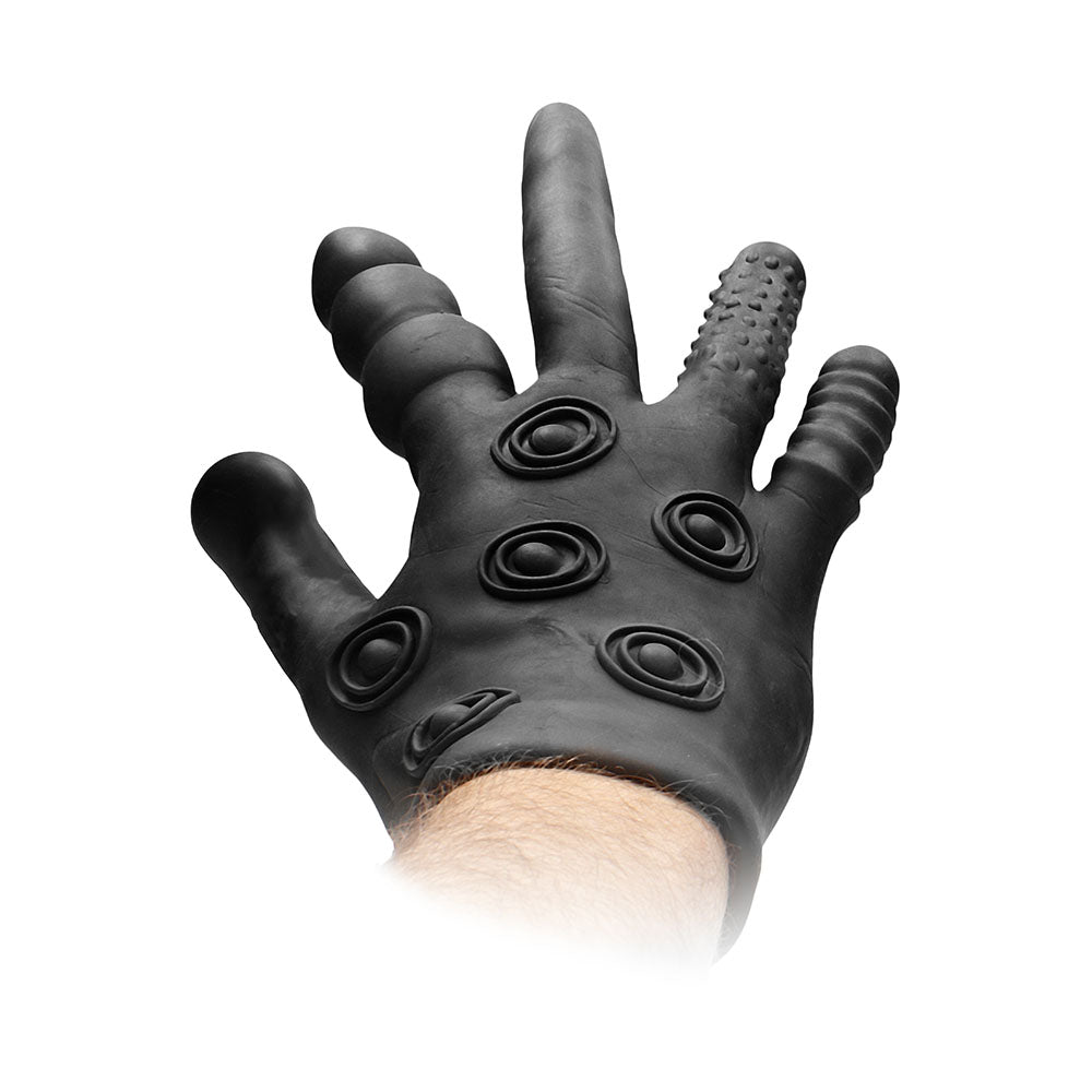 PleasurePro Red Silicone Stimulation Glove