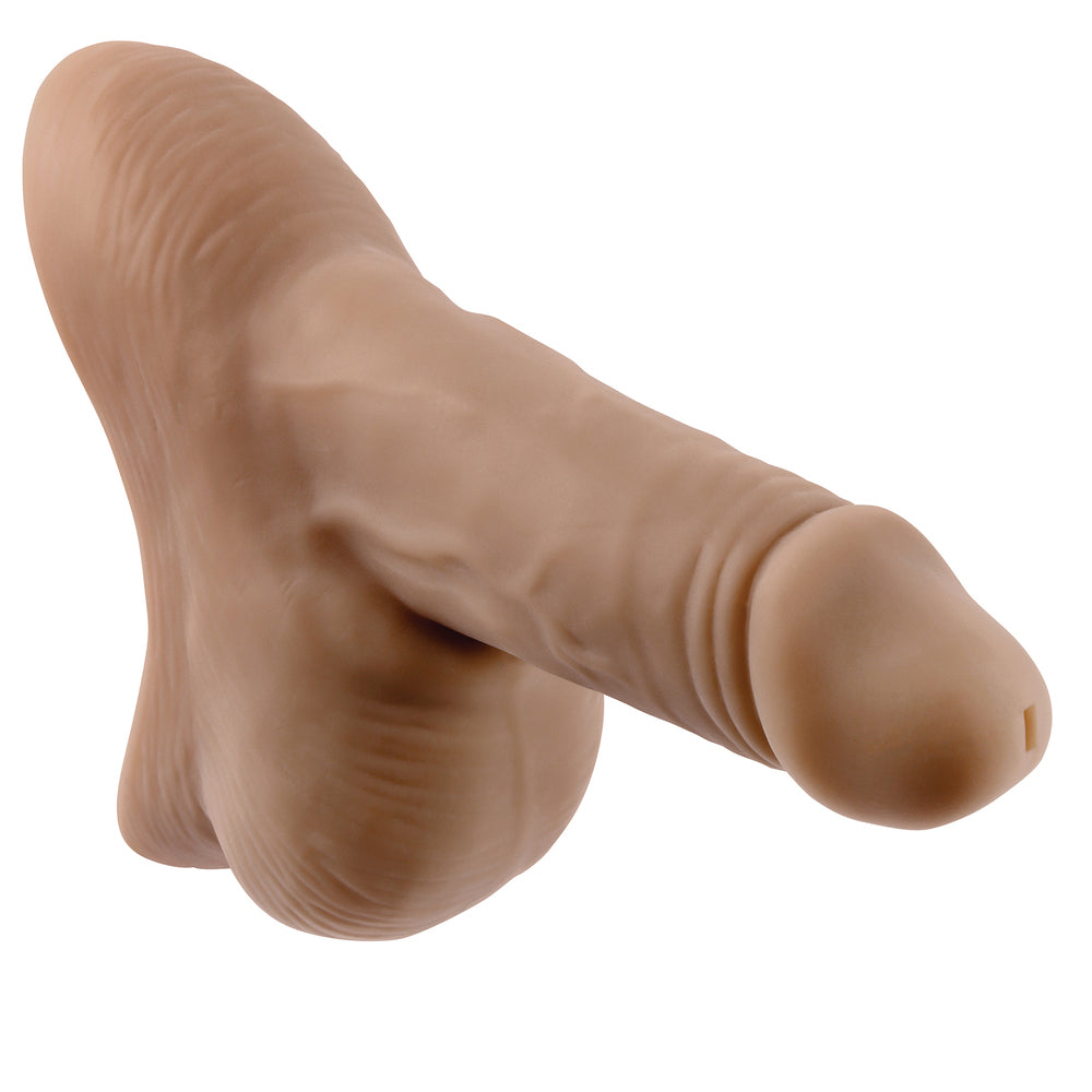 Realistic TPE Stand to Pee Funnel in Med Flesh