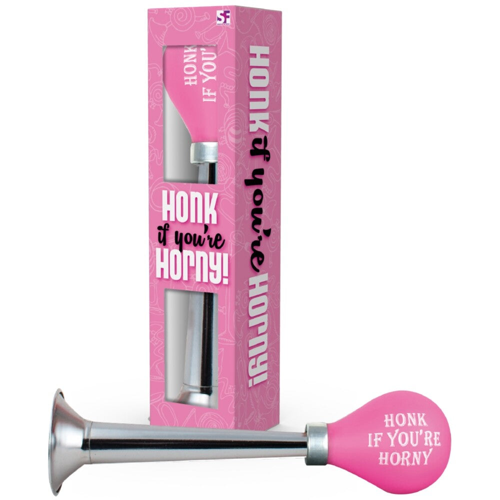 Honk If Your Horny Pink and Silver Horn for Communication