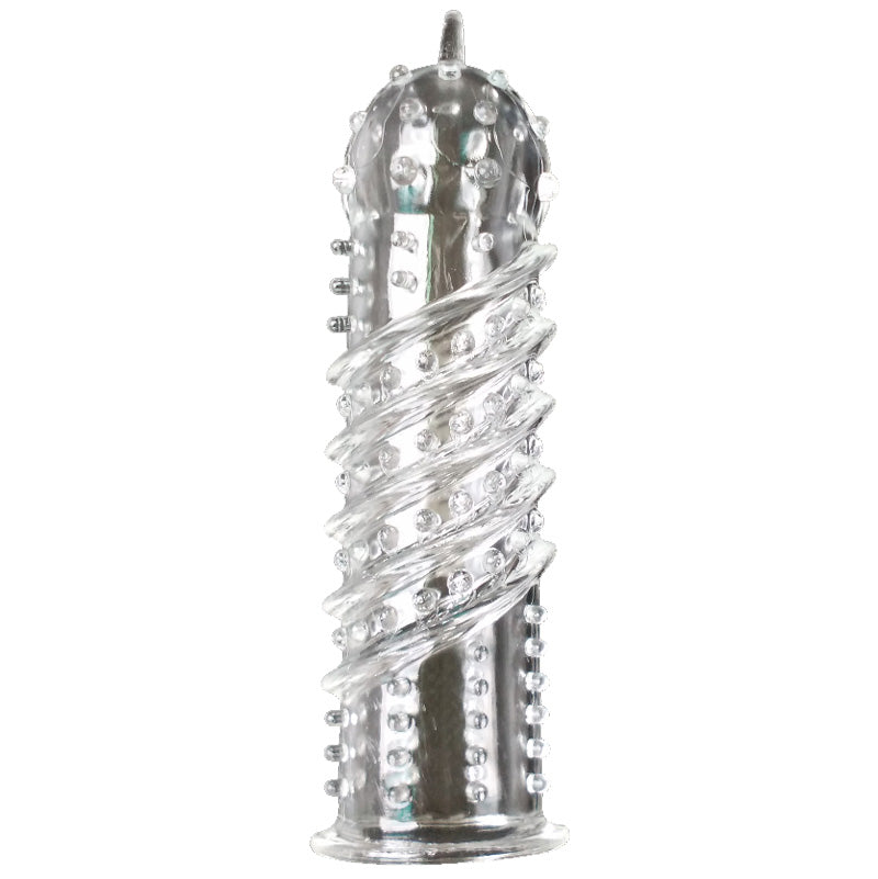 Orgasma Clear Textured Penis Sleeve