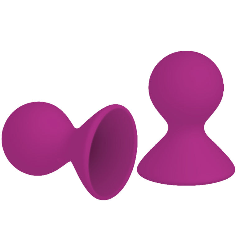 PleasurePro Pink Dual Silicone Sucker for Nipples Stimulation