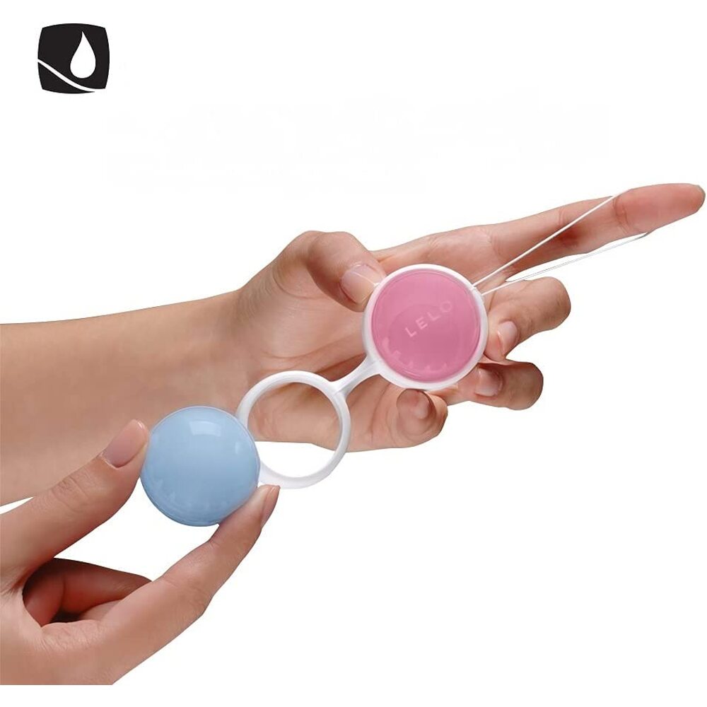Lelo Pink and Blue Luna Beads for Pelvic Floor Strength