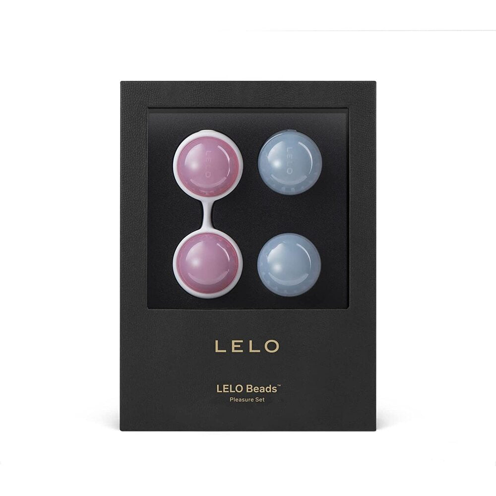 Lelo Pink and Blue Luna Beads for Pelvic Floor Strength