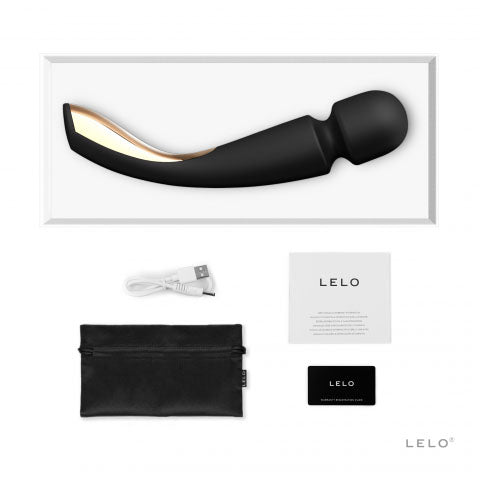 Lelo Large Black Smart Wand 2 with 10 Massage Patterns