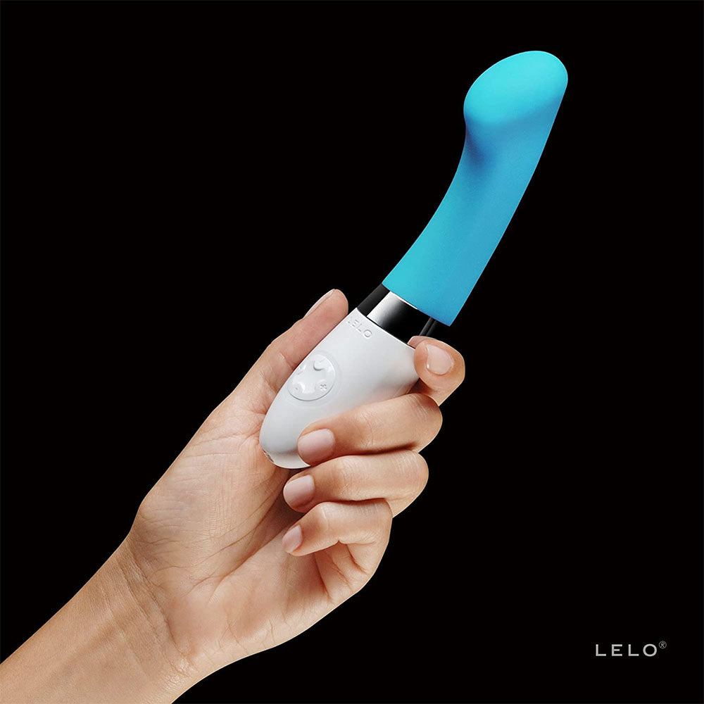 Lelo Turquoise Blue Gigi 2 G-Spot Vibrator with Dual Stimulation