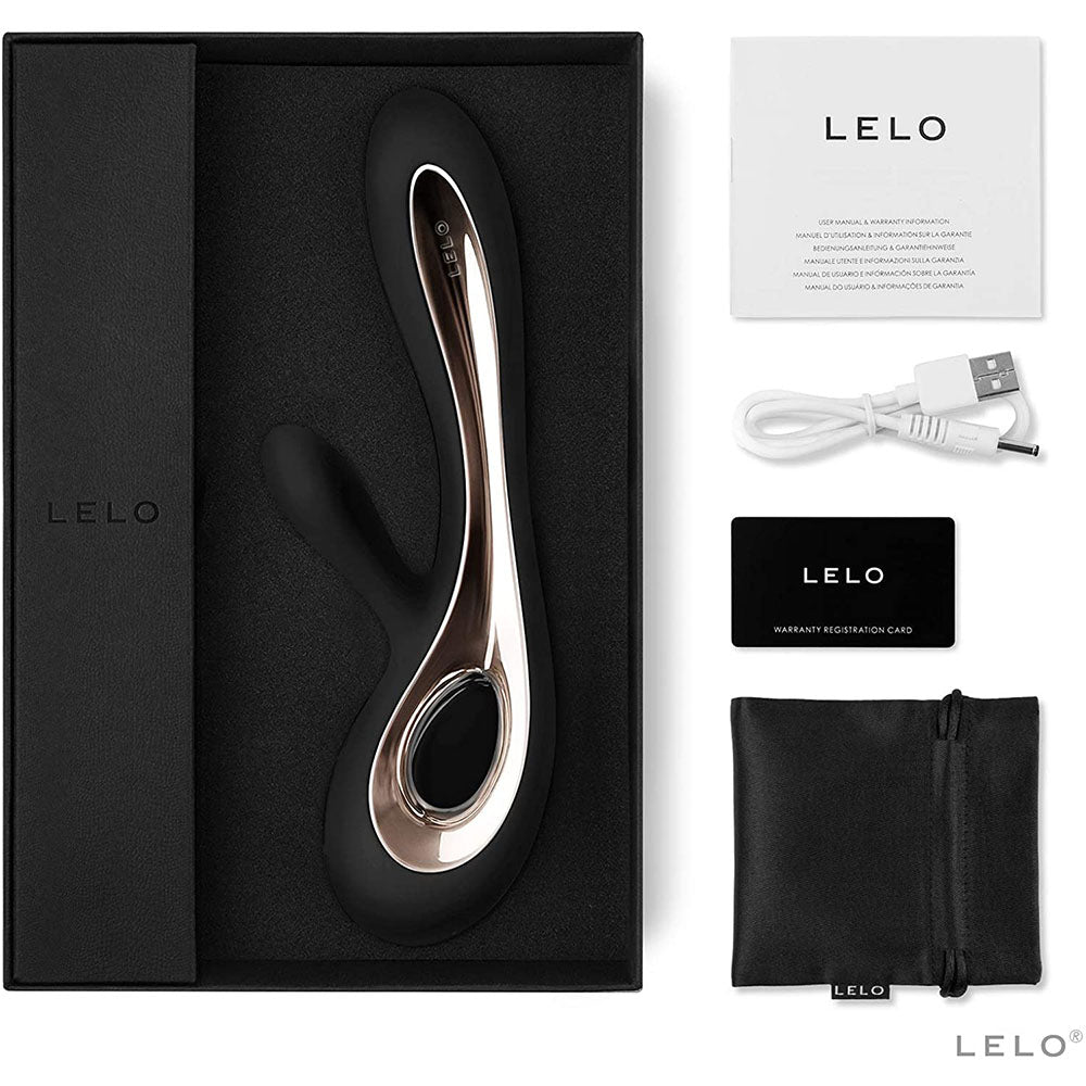 Lelo Black Soraya 2 Waterproof Dual Rabbit Vibrator