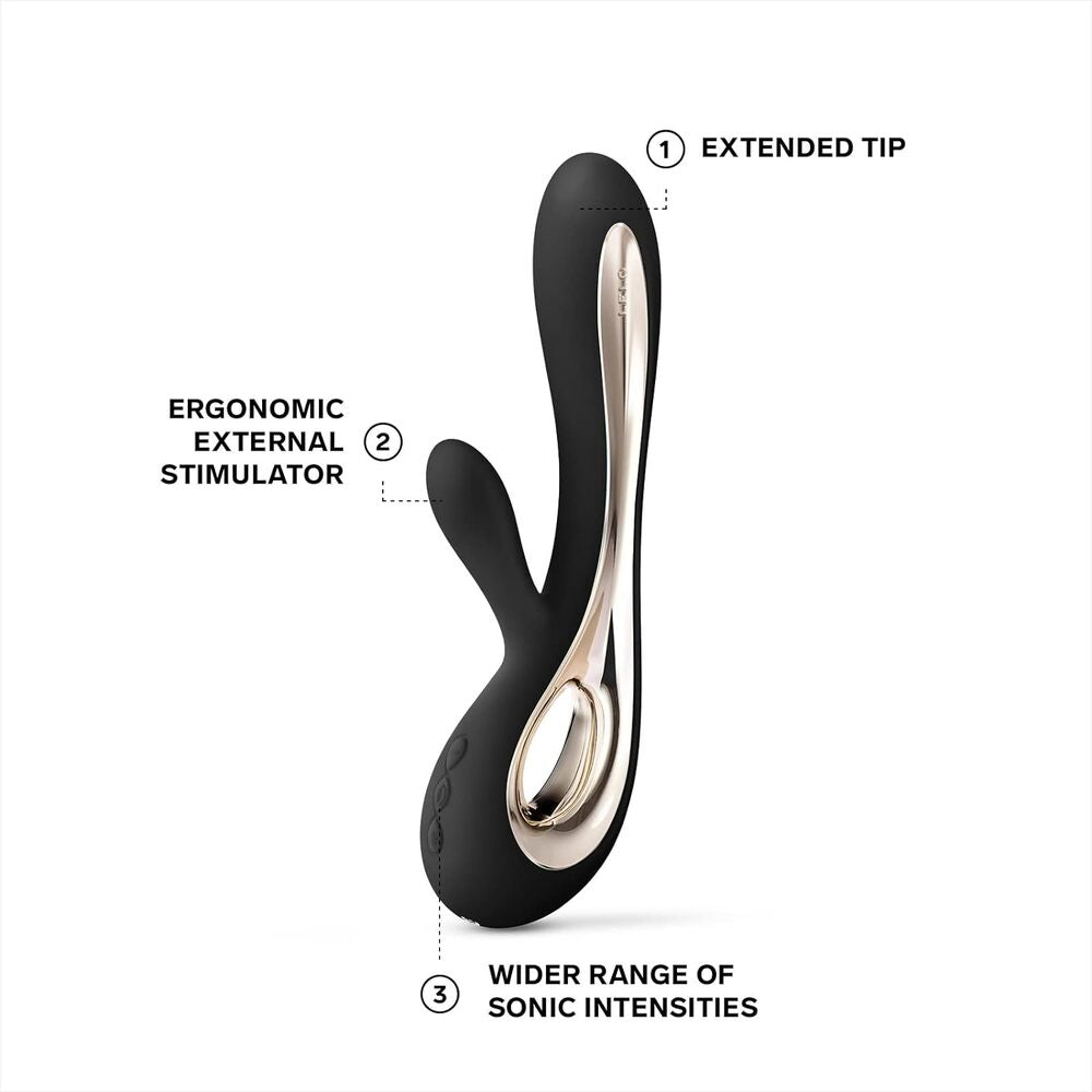 Lelo Black Soraya 2 Waterproof Dual Rabbit Vibrator