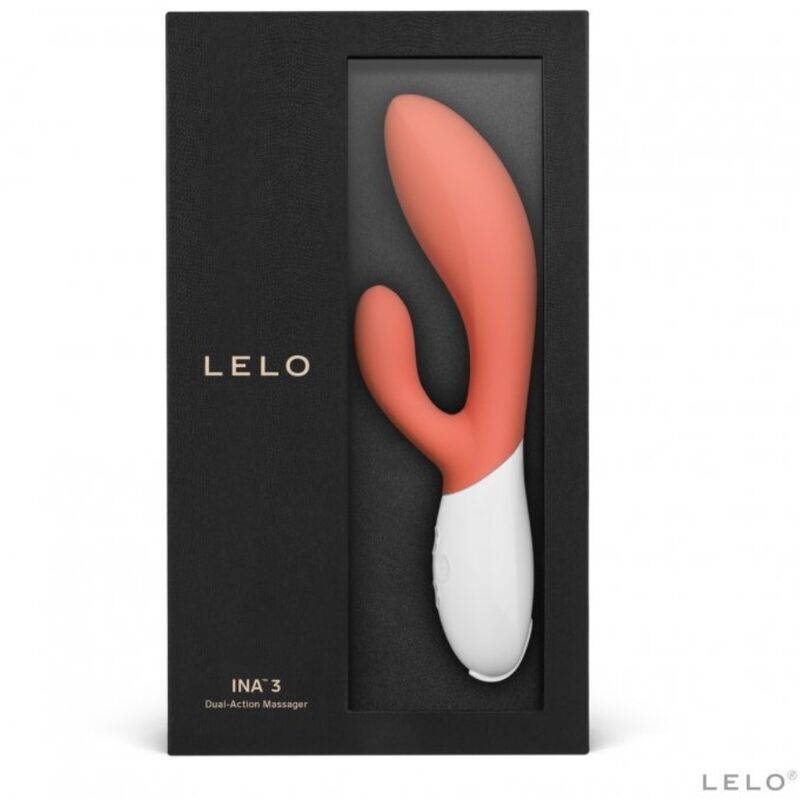 Lelo Ina 3 Coral Rechargeable Dual Action Massager