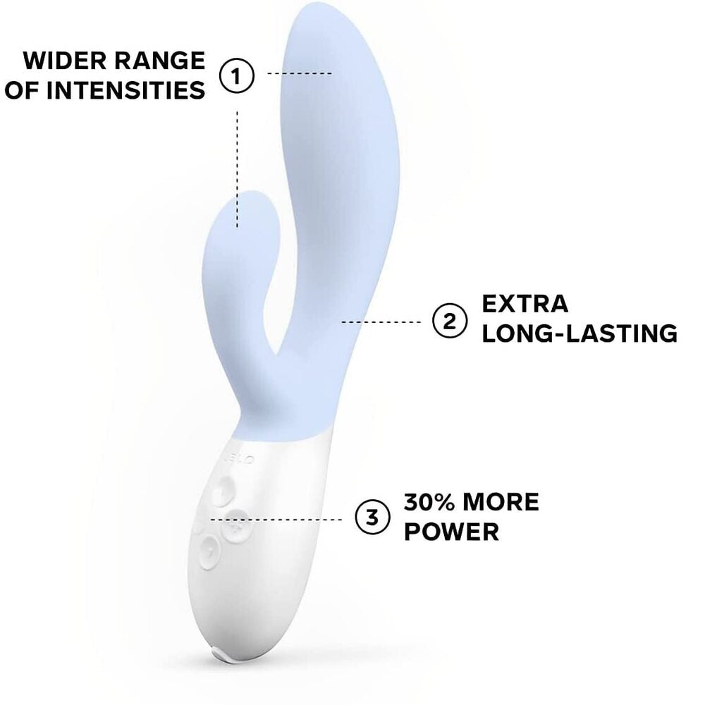 Lelo Seafoam Ina 3 Rabbit Massager with 10 Modes