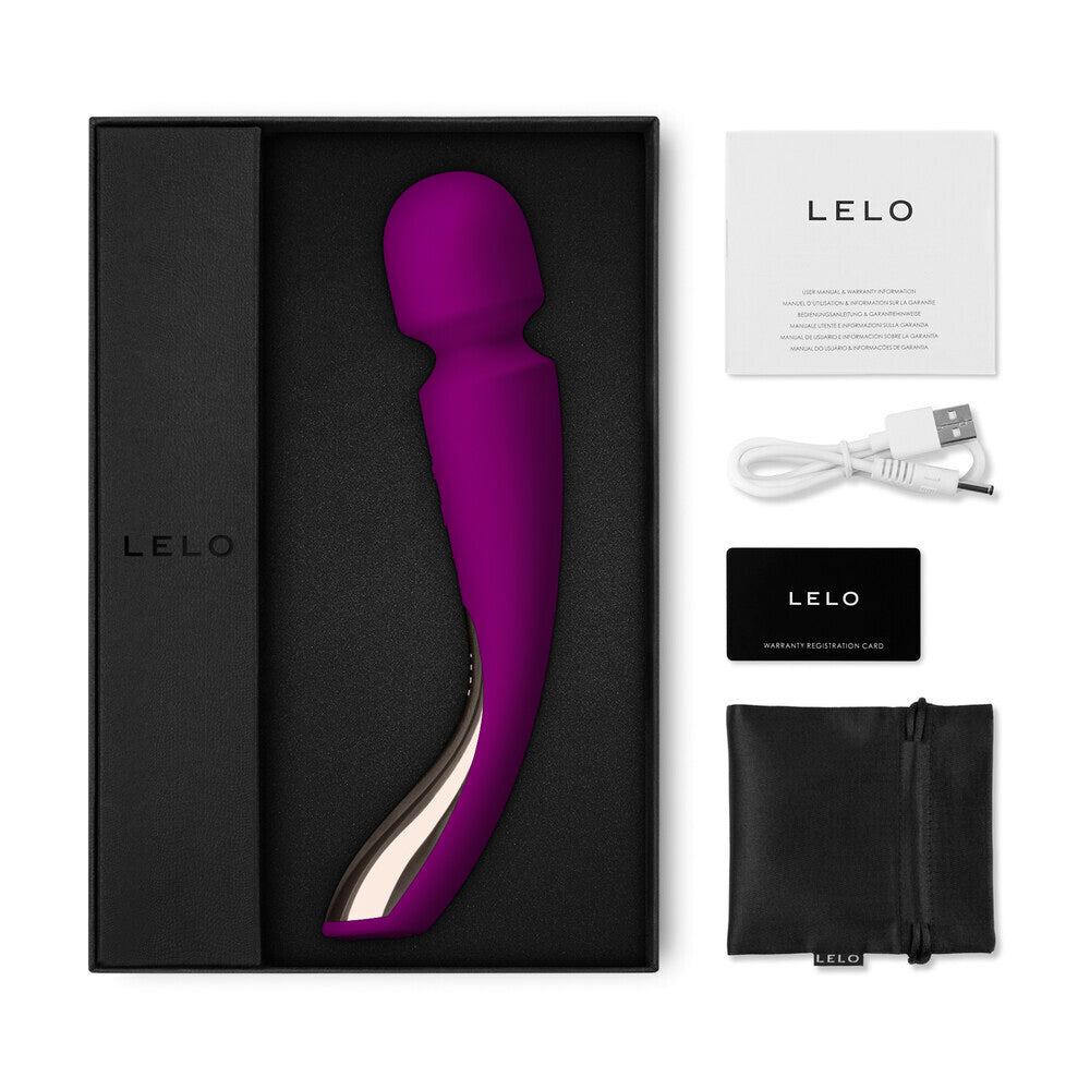 Lelo Deep Rose Smart Wand 2 Med Luxury Massager