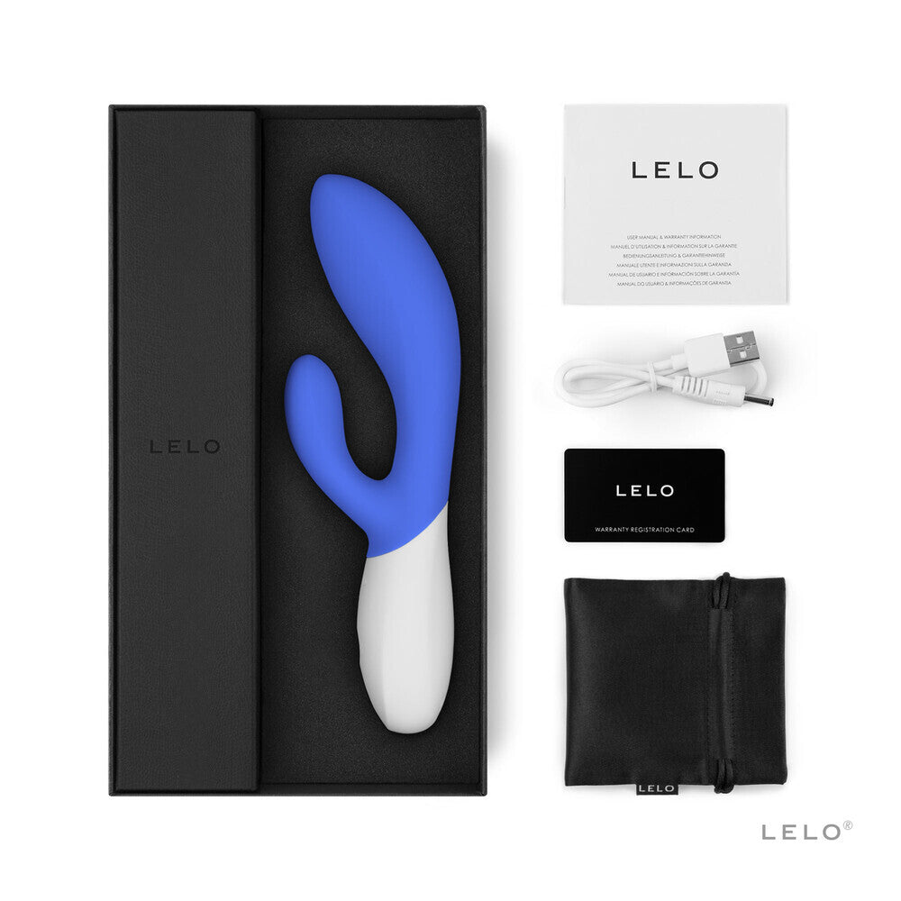 Lelo Blue Ina Wave 2 Rechargeable Triple-Action Massager