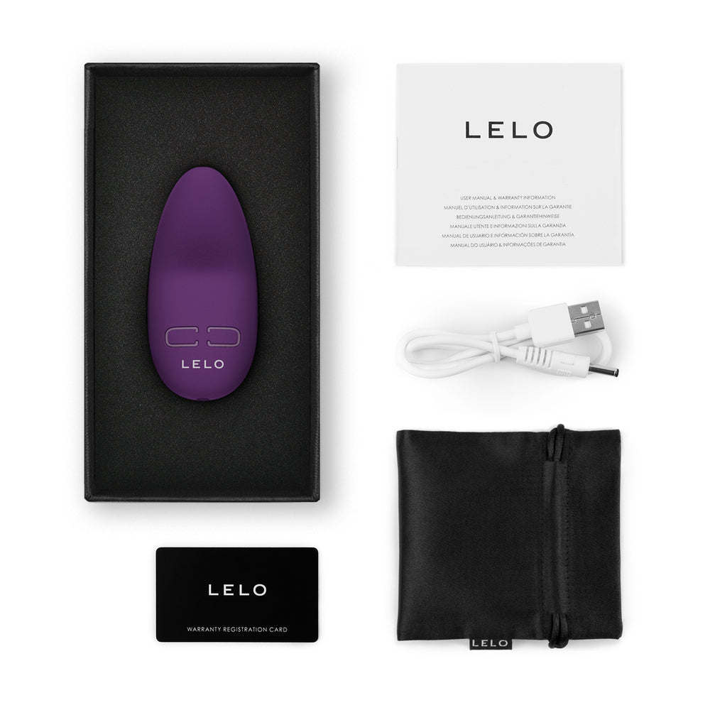 Lelo Dark Plum Lily 3 Petite Personal Massager