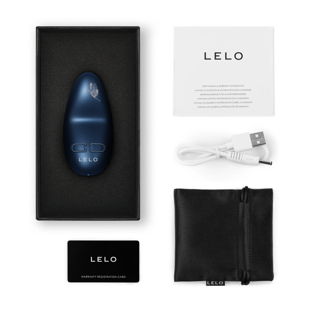 LELO Nea 3 Blue Petite Personal Massager with 10 Settings