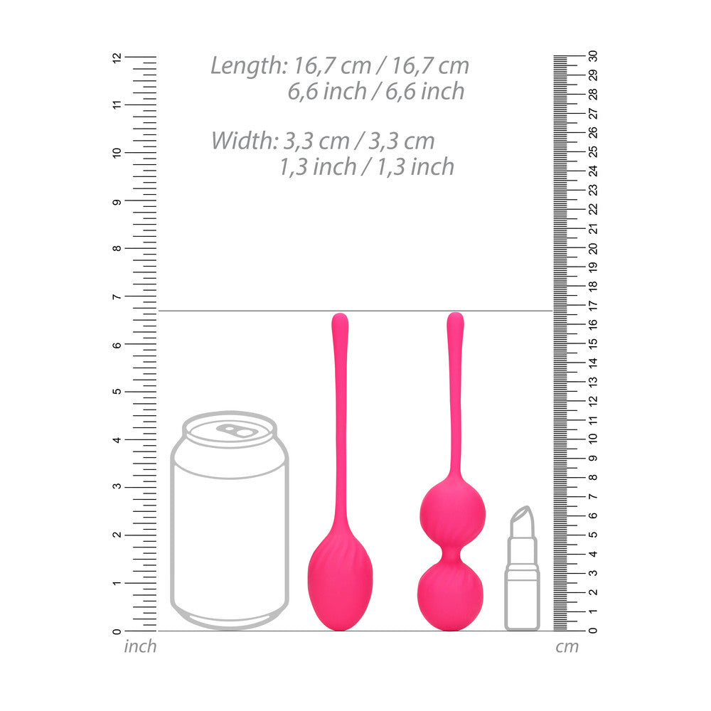 EmpowerHer Pink Thumping Kegel Ball Set