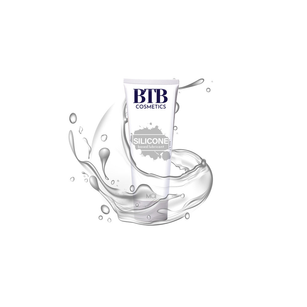 BTB Clear Silicone Based Lubricant 100ml Vegan Waterproof