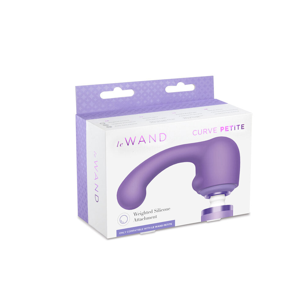 Le Wand Purple Curve Weighted Silicone Wand Attachment