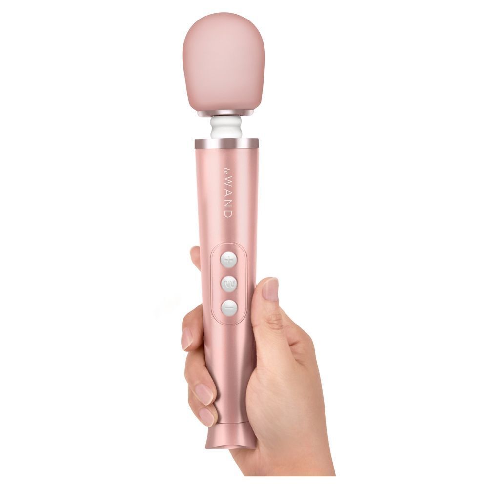 Le Wand Gold Rechargeable Travel Massager with 10 Speeds