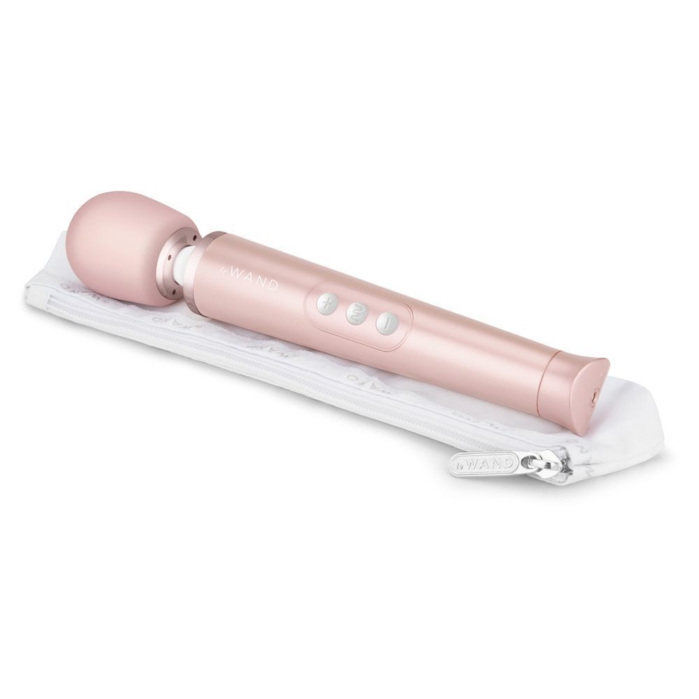 Le Wand Gold Rechargeable Travel Massager with 10 Speeds