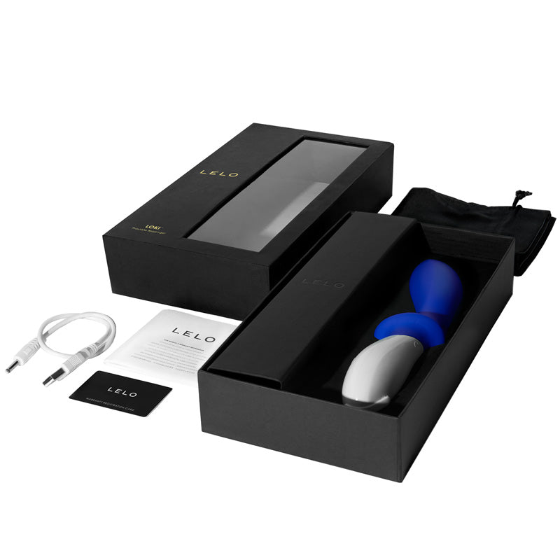 Lelo Blue Loki Prostate Massager with Powerful Vibrations