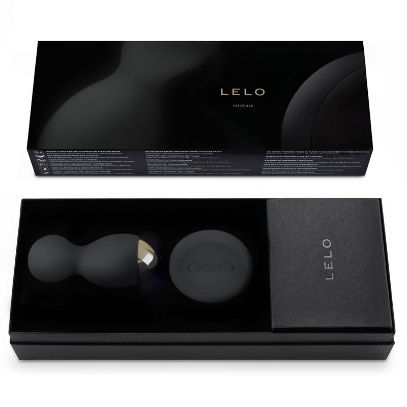 Lelo Black Remote Controlled Hula Beads with Vibrating Function