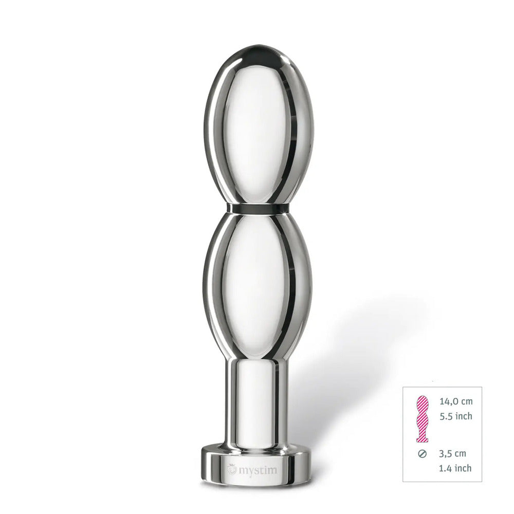 MyStim Silver Oh Thello EStim Aluminium Dildo