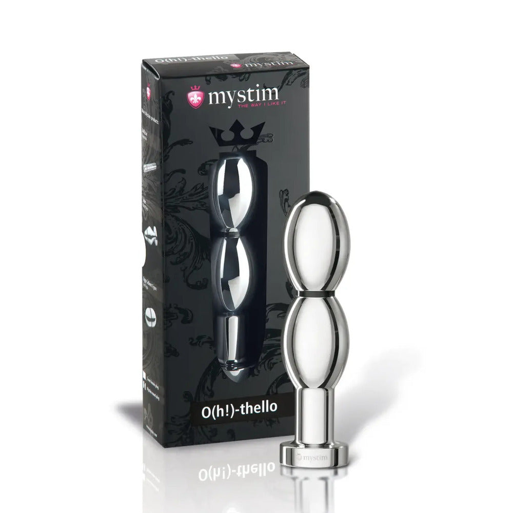 MyStim Silver Oh Thello EStim Aluminium Dildo