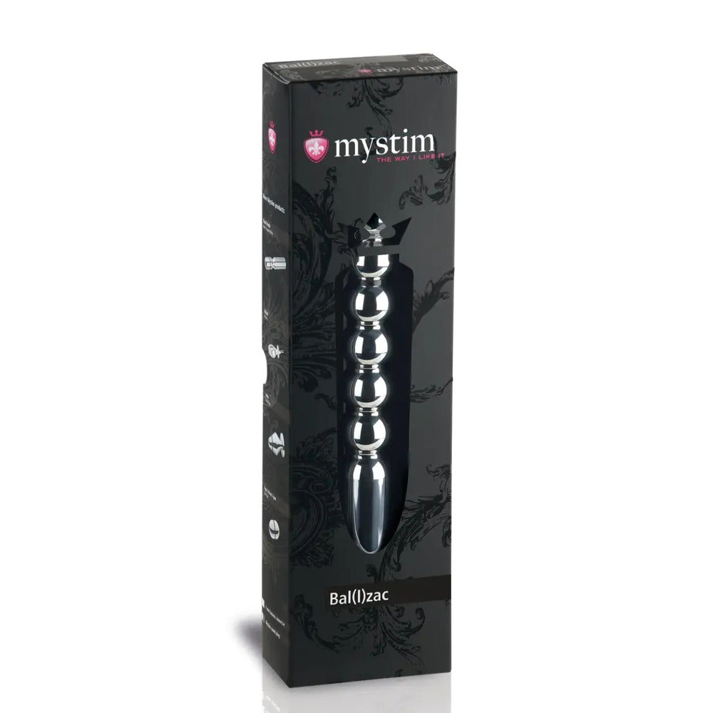 MyStim Silver Aluminum Dildo with 9.75-Inch Length